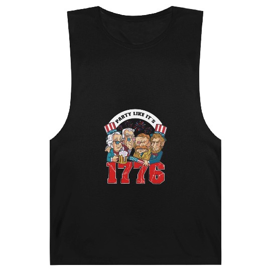 Party like it's 1776 USA Presidents Patriot Barnard Tanks