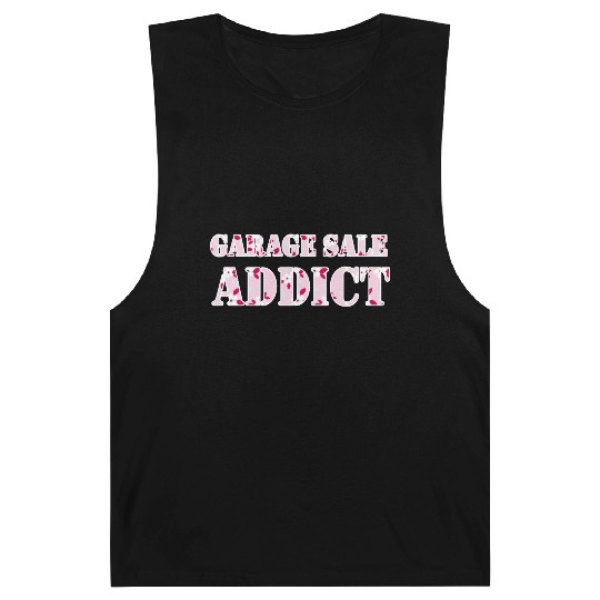 Garage Sale Addict pink floral Barnard Tanks