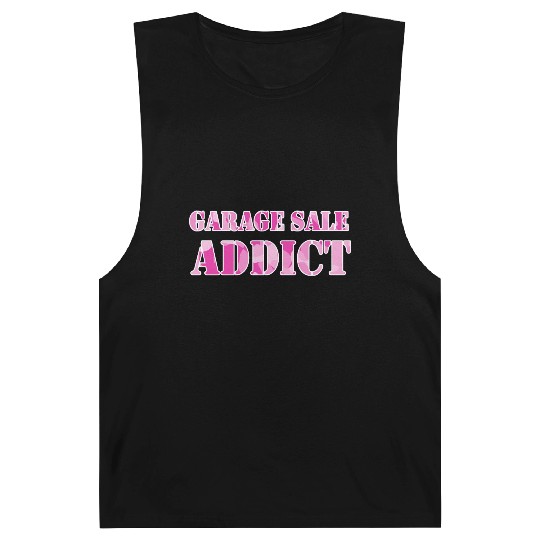 Garage Sale Addict pink camo Barnard Tanks