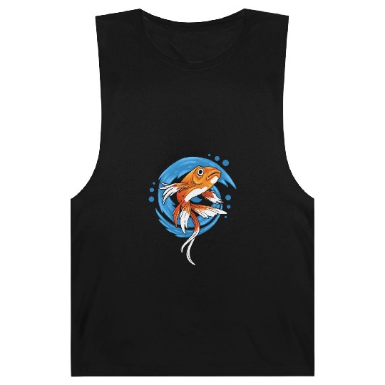 Save The Ocean Orange Fish Blue Waves Environment Barnard Tanks