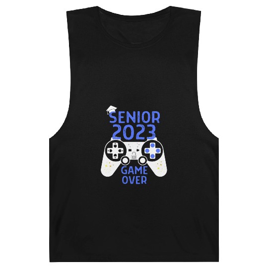 Class Of 2023 Senior Video Game Over School Gamer Barnard Tanks
