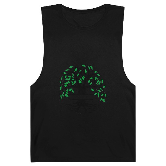 Yggdrasil the tree of life with nameplate Barnard Tanks