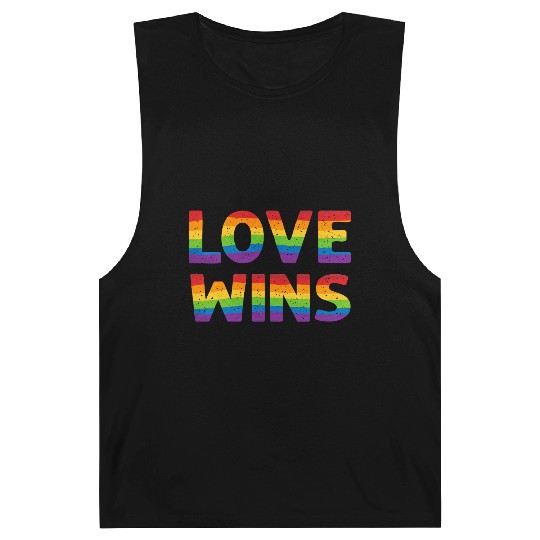 Love Wins Lesbian Gay Pride Lgbt Barnard Tanks