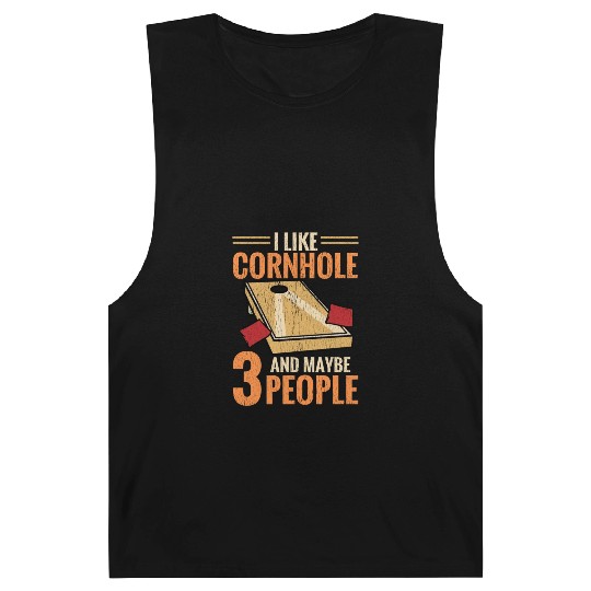 Funny Corn Hole Barnard Tanks