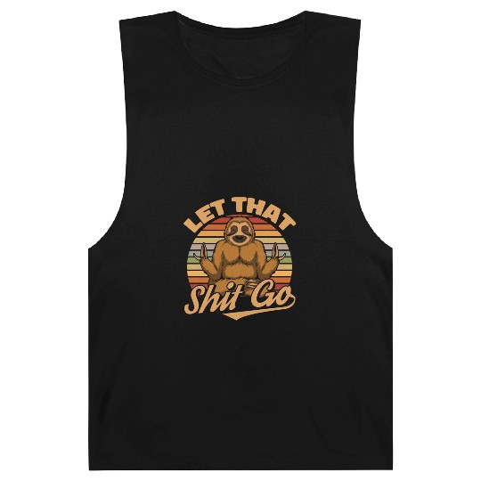 Sloth Funny Sloth Yoga Barnard Tanks