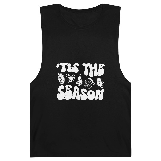 Tis The Season - Christmas Vibes - Cozy Season Barnard Tanks