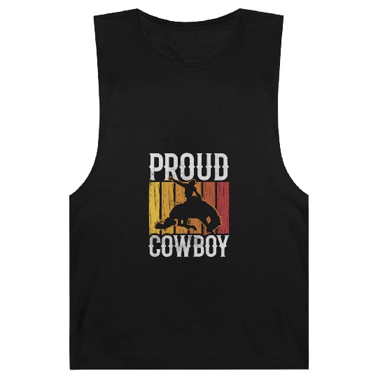 Proud Cowboy Cute Texas Cowboys Sayings Barnard Tanks
