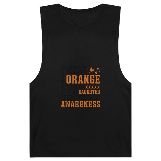 I Wear Orange For My Daughter Multiples Sclerosis Barnard Tanks