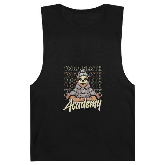Sloth Academy Sloth Yoga Barnard Tanks
