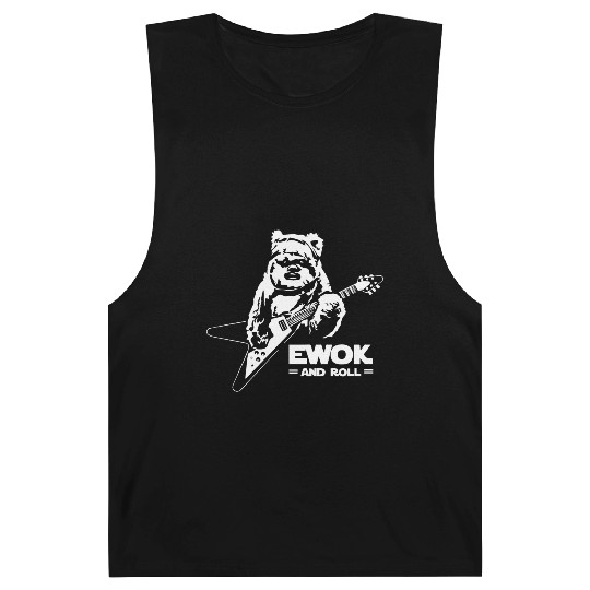 New Ewok And Roll Guitar Funny Barnard Tanks