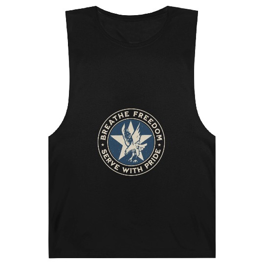 Air Force - Breathe freedom, serve with pride Barnard Tanks