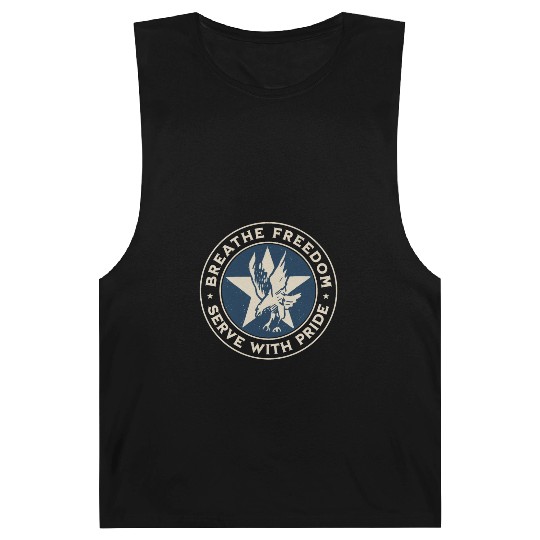 Air Force - Breathe freedom, serve with pride Barnard Tanks