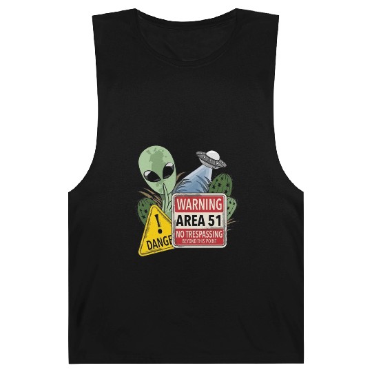 Warning Area 51 No Trespassing Beyond This Point Barnard Tanks