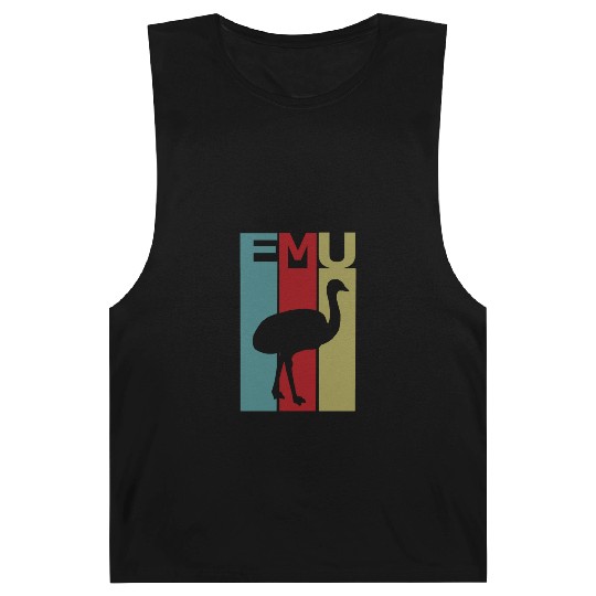 Vintage Emu Design Australia Farm Lover Fan Barnard Tanks