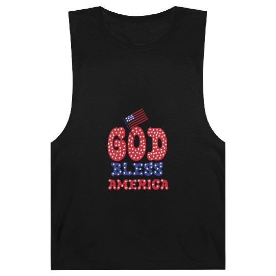 PATRIOTIC DAY GOD BLESS AMERICA Barnard Tanks