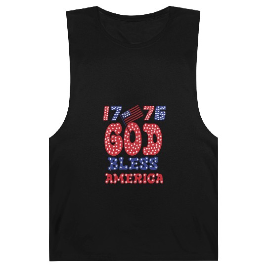 1776 GOD BLESS AMERICA FOR FREEDOM Barnard Tanks