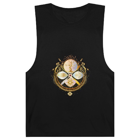 magic amulet, golden tree of life symbol Barnard Tanks