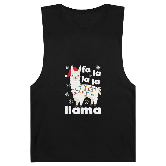 Fa La La Llama Falala Kawaii Snow Lamb Barnard Tanks