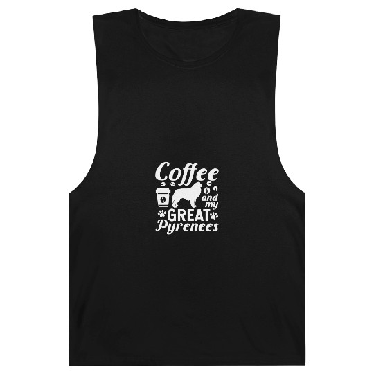 Coffee And My Great Pyrenees Barnard Tanks
