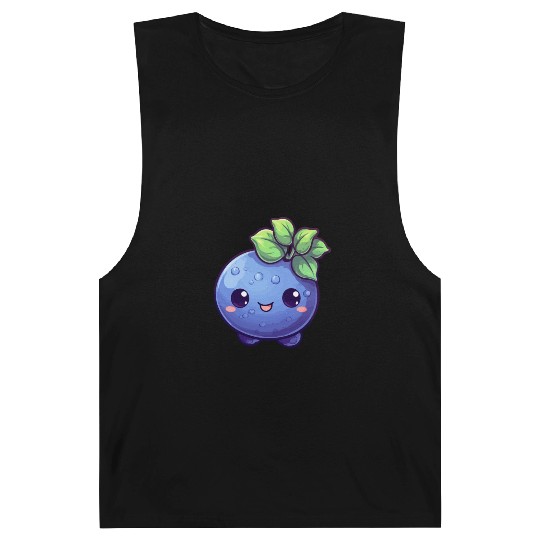 Blueberry kawaii Barnard Tanks