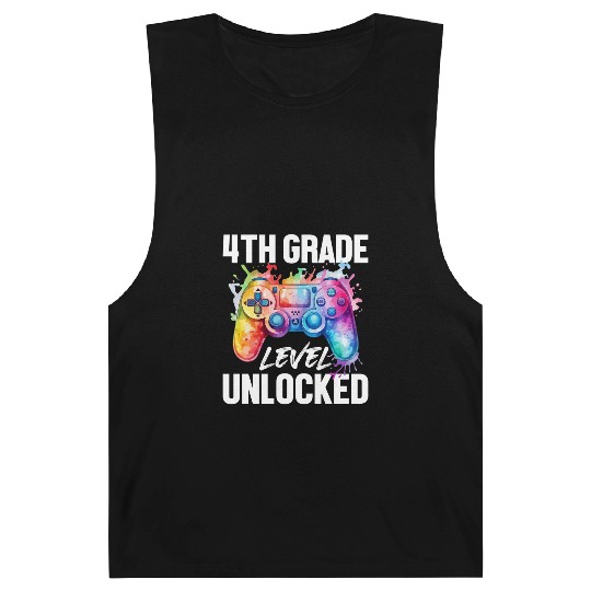 4th Grade Level Unlocked Back to School Video Game Barnard Tanks