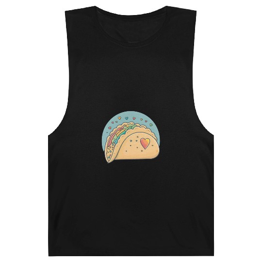 Taco-Lover I Love Tacos Heart Spicy Foodie Barnard Tanks