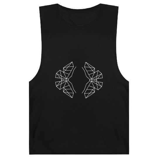 Butterfly Geometric Wings Barnard Tanks