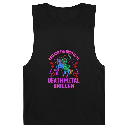 Goth Rock Satan Girl Woman Festivals Death Metal Barnard Tanks