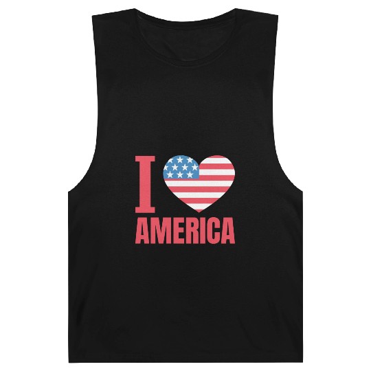 I Love America Barnard Tanks