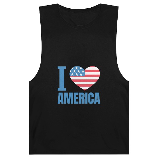 I Love America Barnard Tanks