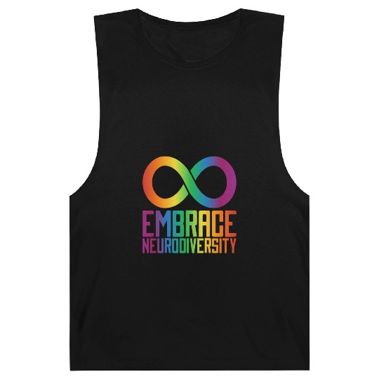 Autism Infinity Symbol Embrace Neurodiversity Barnard Tanks