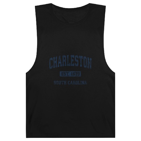 Charleston South Carolina Sc Athletic Sports Barnard Tanks