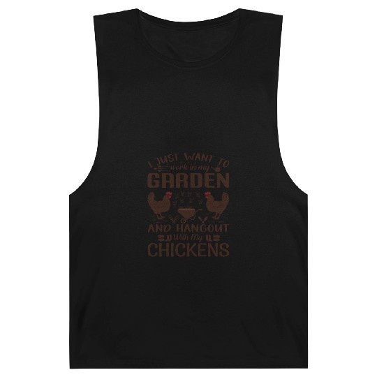 My Garden And Hangout With Chickens Barnard Tanks