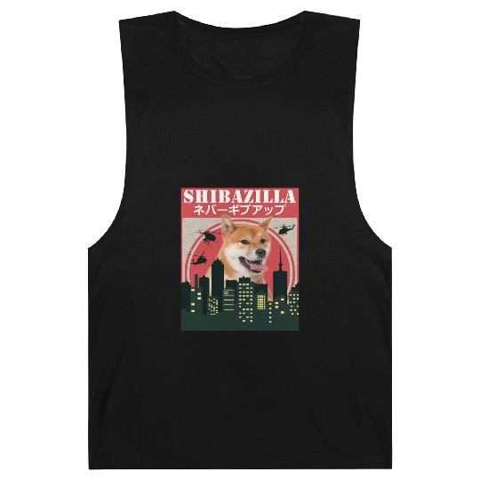 Dog Shiba Inu Shibazilla Movie Barnard Tanks