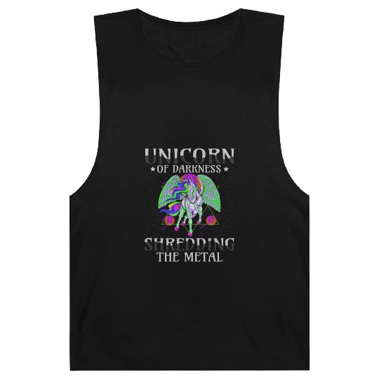 Goth Rock Satan Unicorn Festivals Death Metal Barnard Tanks