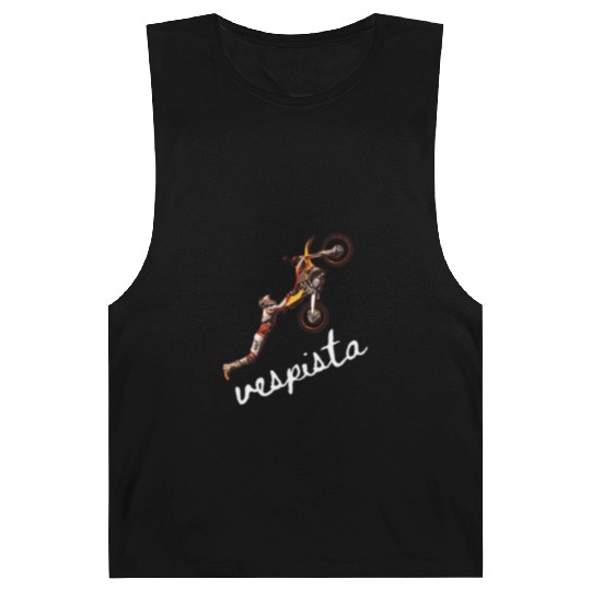 Vespista Vespa Biker Motorcycle Scooter For Him Fo Barnard Tanks