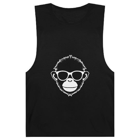 Ape Face Apes Apelike Jungle Primate Barnard Tanks