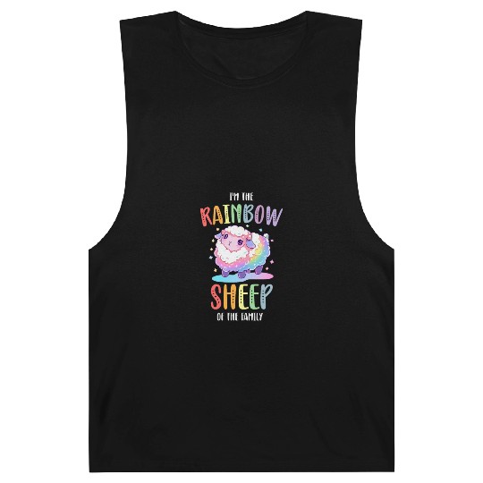 Rainbow Sheep LGBTQ Transgender Pride Community Barnard Tanks