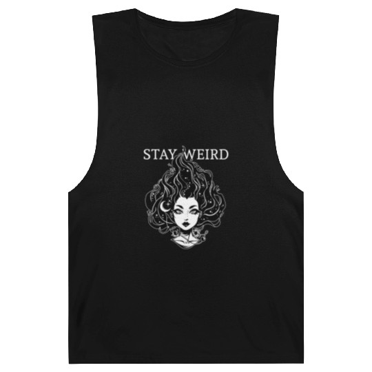 Stay Weird - Moonchild Girl Barnard Tanks