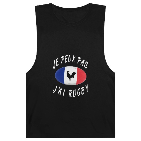 Je Peux Pas J ai Rugby France Rugby Cadeau Barnard Tanks