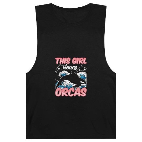This Girl Loves Orcas Sea Orca Whale Protect Barnard Tanks