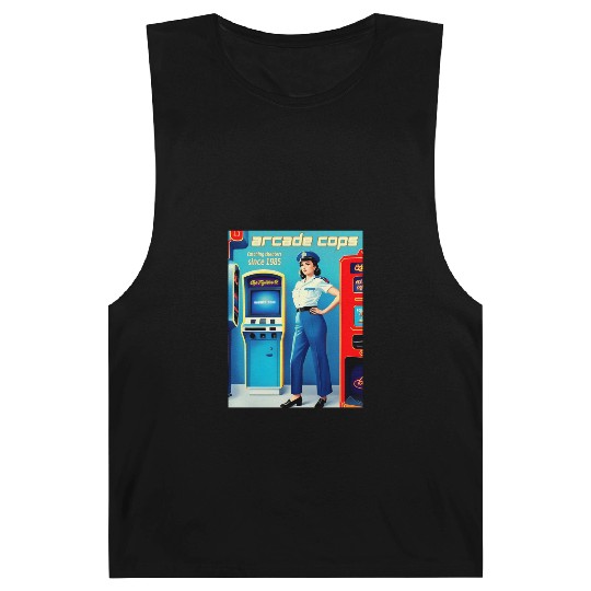 Funny Witty Retro Gaming 80s Arcade Gamer Humor Barnard Tanks
