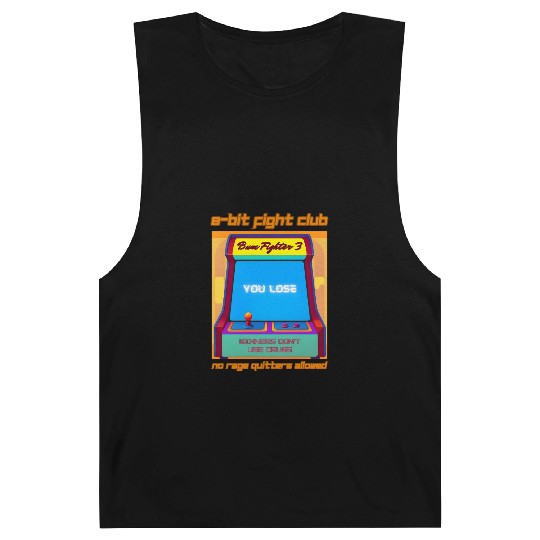 Funny Retro Gaming 80s Arcade 8-Bit Gamer Humor Barnard Tanks