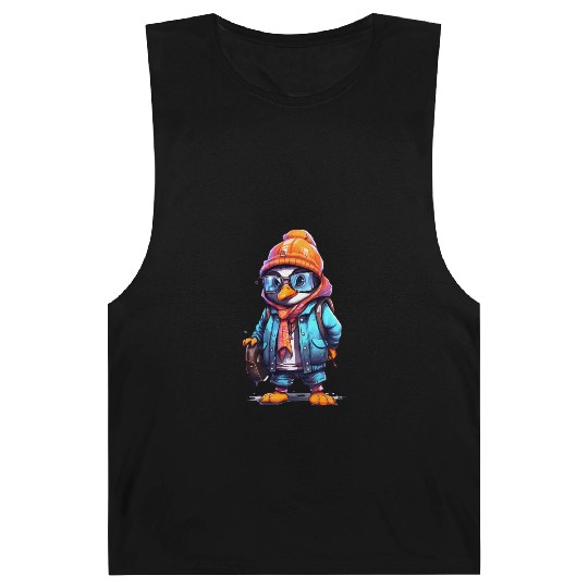 Cute Penguin Cartoon Barnard Tanks
