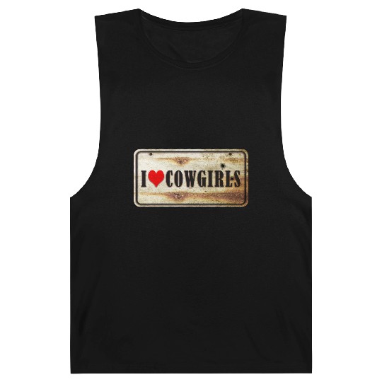 I love cowgirls Barnard Tanks