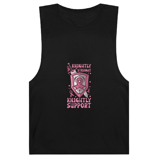 Breast cancer Awareness Support Survivors Pink Barnard Tanks
