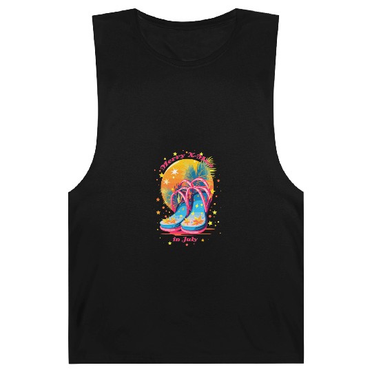 "Beach Bound Booties | "Christmas in July" Flip Barnard Tanks