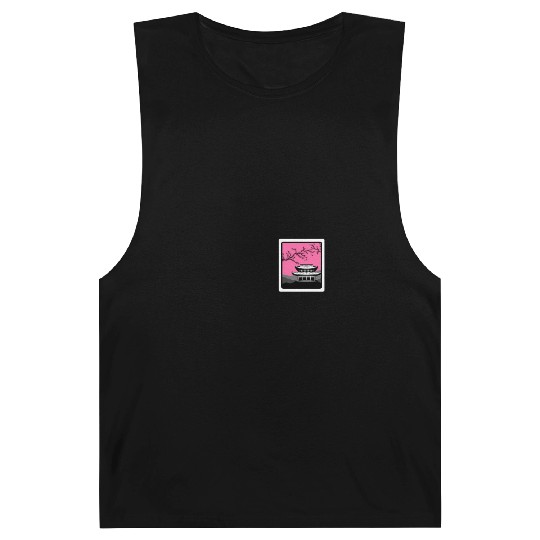 Cherry Blossom Barnard Tanks, Sakura Kawaii Pop Culture