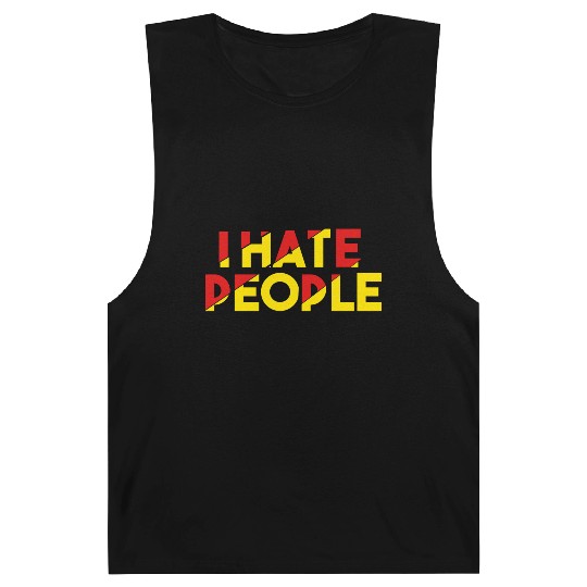 I Hate People humor Barnard Tanks
