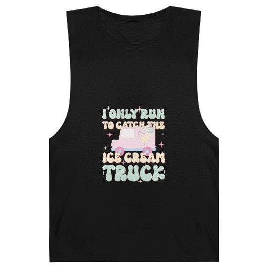 I Only Run To Catch The Ice Cream Truck, Summer Barnard Tanks